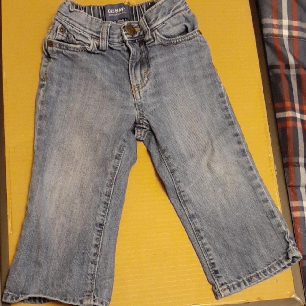 Kids blue jeans